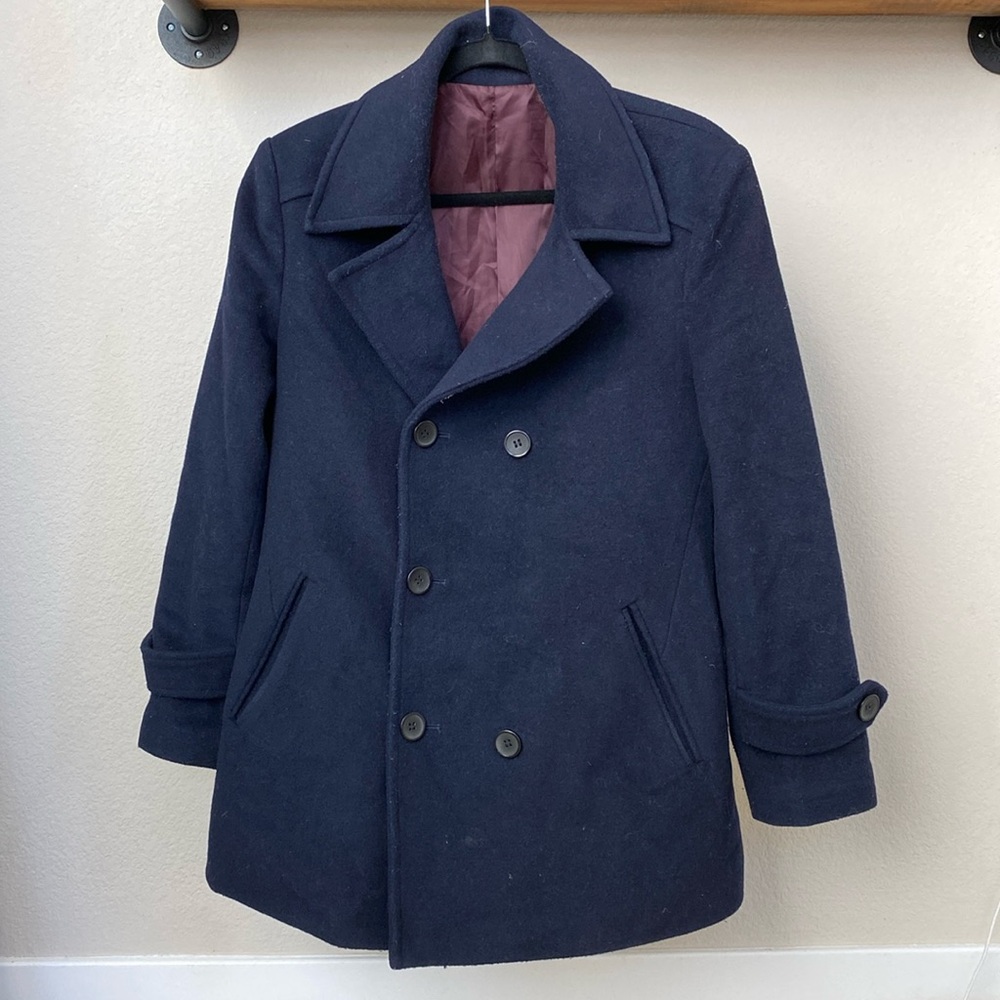MEN’s Navy Blue Coat